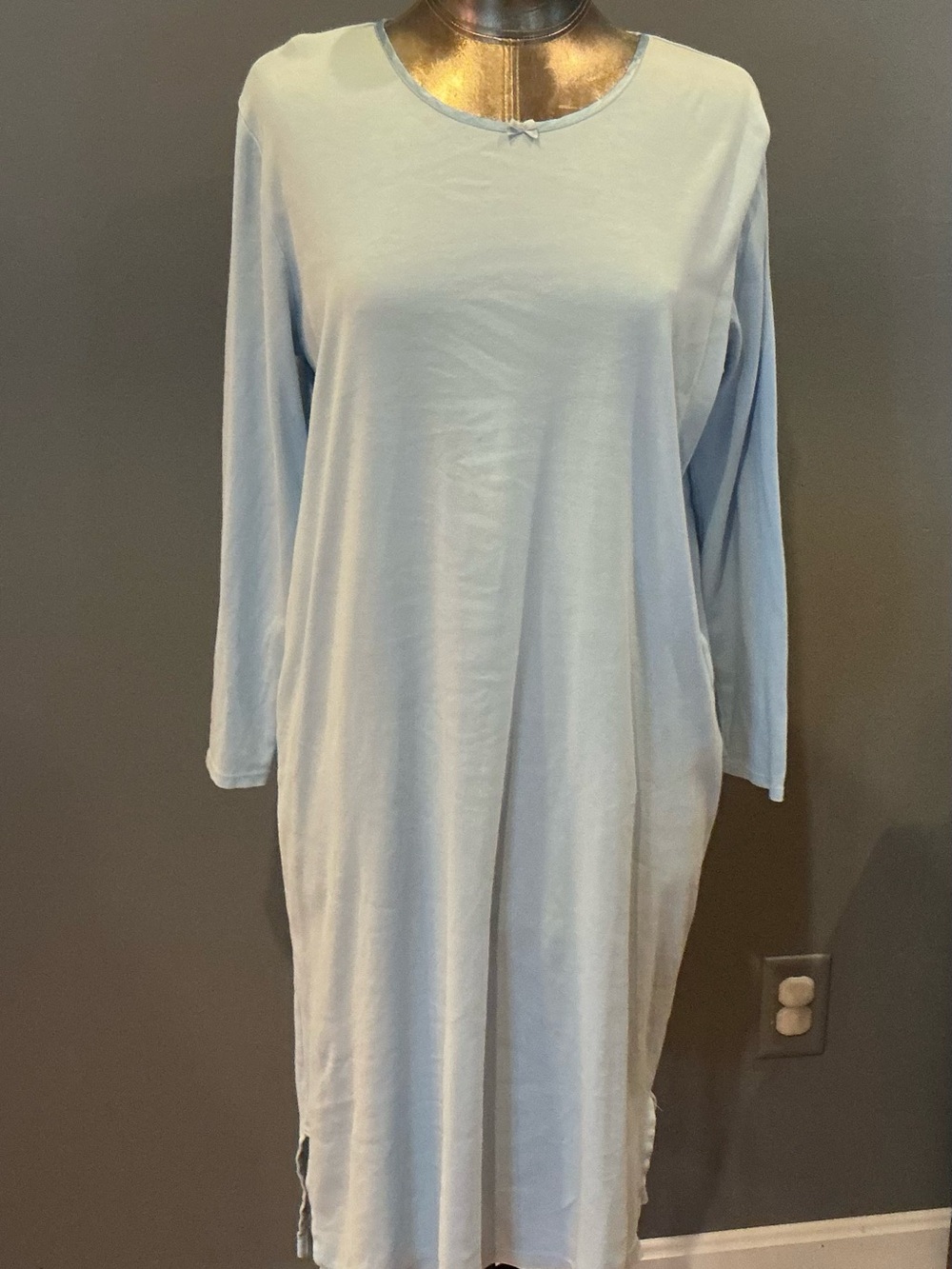 Lands’ End Blue Nightgown